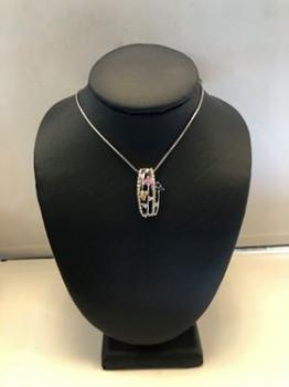 Multi Color stone Pendant